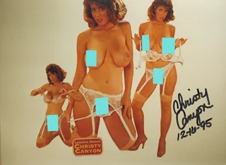 Christy Canyon autograph