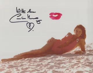 Caroline Munro autograph