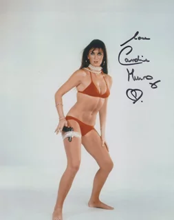 Caroline Munro autograph