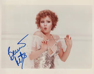 Bernadette Peters autograph