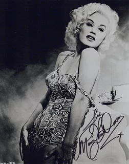 Mamie Van Doren autograph