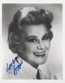 Rose Marie autograph