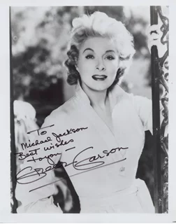 Greer Garson autograph