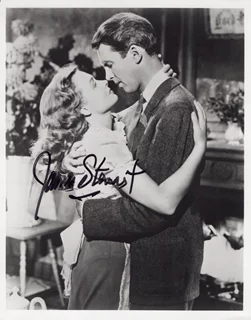 James Stewart autograph