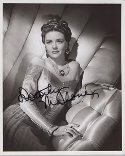 Dorothy Malone autograph