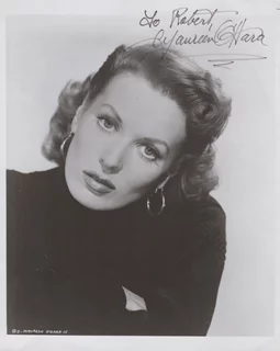 Maureen O'Hara autograph