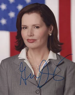 Geena Davis autograph