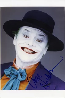 Jack Nicholson autograph