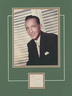 Bing Crosby autograph