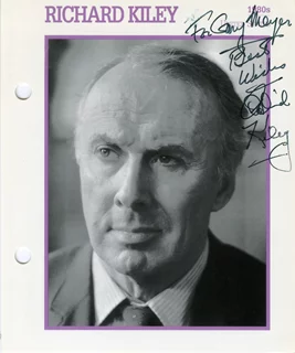 Richard Kiley autograph