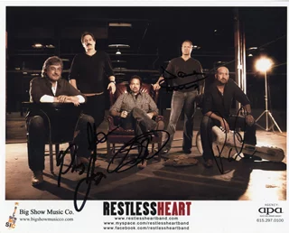 Restless Heart autograph