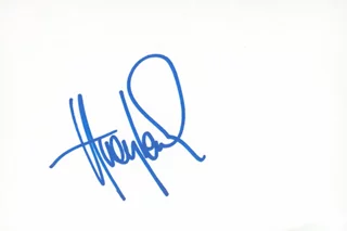 Huey Lewis autograph