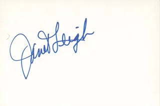 Janet Leigh autograph