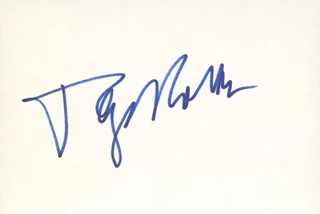 Tanya Roberts autograph