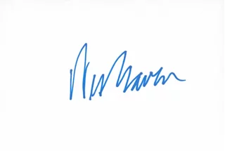 Wes Craven autograph