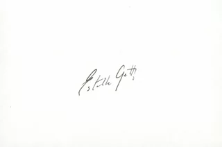 Estelle Getty autograph