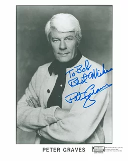 Peter Graves autograph