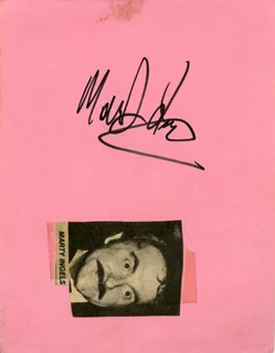 Marty Ingels autograph