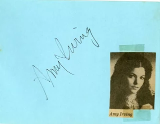 Amy Irving autograph