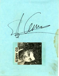 Ed Ames autograph