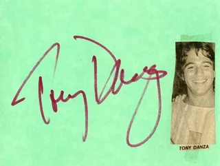 Tony Danza autograph
