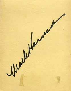 Mark Harmon autograph