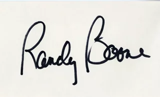 Randy Boone autograph