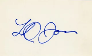 L.Q. Jones autograph
