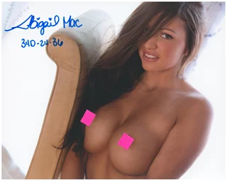 Abigail Mac autograph