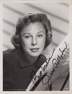 June Allyson autograph