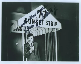 Efrem Zimbalist, Jr. autograph