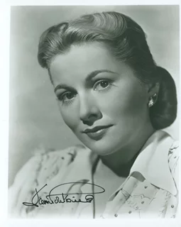 Joan Fontaine autograph