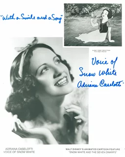 Adriana Caselotti autograph