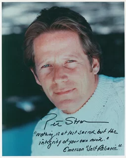 Peter Strauss autograph