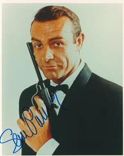 Sean Connery autograph