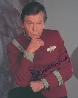 Deforest Kelley autograph