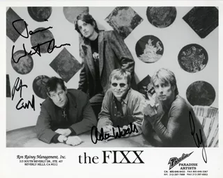 The Fixx autograph