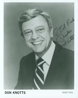 Don Knotts autograph