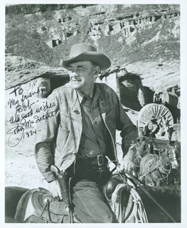 John McIntire autograph