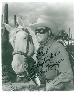 Clayton Moore autograph