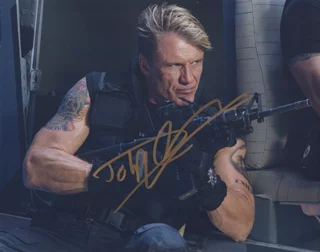 Dolph Lundgren autograph