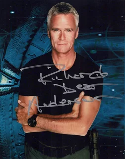 Richard Dean Anderson autograph