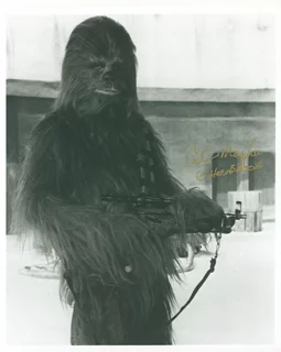 Peter Mayhew autograph