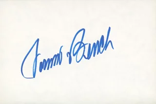Johnny Bench autograph