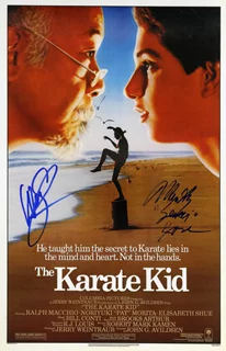 The Karate Kid autograph