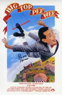 Pee-Wee Herman autograph