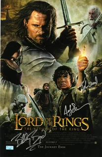 The Lord of the Rings autograph