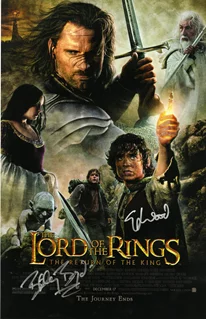 The Lord of the Rings autograph