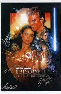 Star Wars Episode II: Attack of The Clones autograph