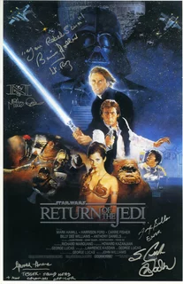 Return of the Jedi autograph
